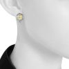 Paire de boucles d'oreilles Mauboussin Perle d'Or Mon Amour en or blanc, perles et diamants - Detail D1 thumbnail