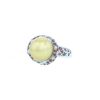Sortija Mauboussin Perle d'Or Mon Amour en oro blanco,  perla y diamantes - 00pp thumbnail