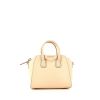 Givenchy Antigona mini handbag in beige leather - 360 thumbnail