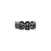 Flexible Mauboussin Je Te Veux ring in blackened gold,  white gold and diamonds - 00pp thumbnail
