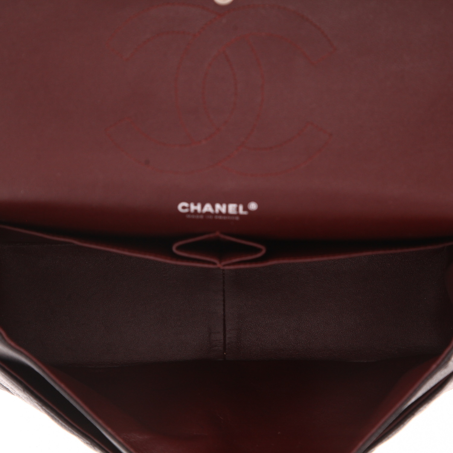 Borsa Chanel  Timeless Jumbo in pelle martellata e trapuntata nera - Detail D3
