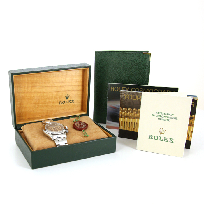 Rolex Daytona "Patrizzi" watch in stainless steel Ref: 16520 Circa 1995 - Detail D2