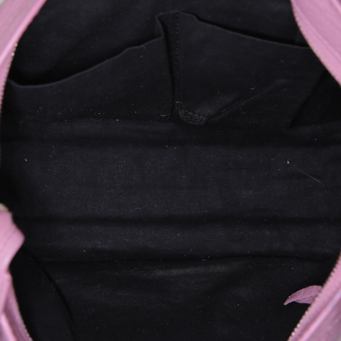 Borsa Balenciaga Classic City modello piccolo in pelle rosa - Detail D3