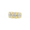 Mauboussin Arlequin ring in yellow gold and stainless steel - 00pp thumbnail