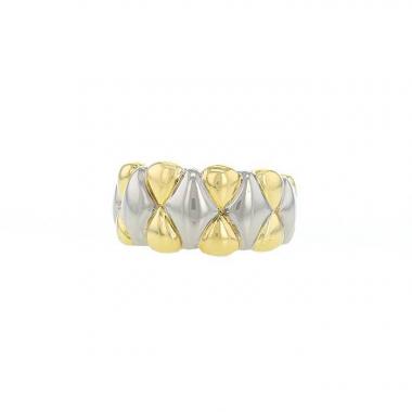 Bague Mauboussin Arlequin en or jaune et acier