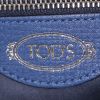 Tod's D-Styling handbag in blue leather - Detail D4 thumbnail