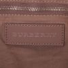 Burberry Dinton handbag in beige Haymarket canvas and brown leather - Detail D3 thumbnail