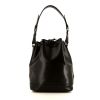 Louis Vuitton grand Noé large model shopping bag in black epi leather - 360 thumbnail