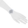 Chanel J12 watch in white ceramic Ref:  H0968 Circa  2006 - Detail D1 thumbnail