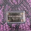 Sac bandoulière Dolce shearling & Gabbana Sicily en cuir grainé rose - Detail D4 thumbnail