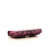Borsa a tracolla Dolce & Gabbana Sicily in pelle martellata rosa con decoro floreale - Detail D5 thumbnail