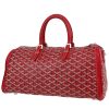 Sac à main Goyard  Croisière en toile Goyardine rouge et cuir rouge - 00pp thumbnail