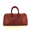 Goyard handbag in red Goyard canvas and red leather - 360 thumbnail