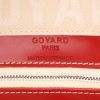 Bolso de mano Goyard  Croisière en tela Goyardine roja y cuero rojo - Detail D2 thumbnail