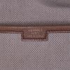 Hermes Jige pouch in beige canvas and gold Courchevel leather - Detail D3 thumbnail