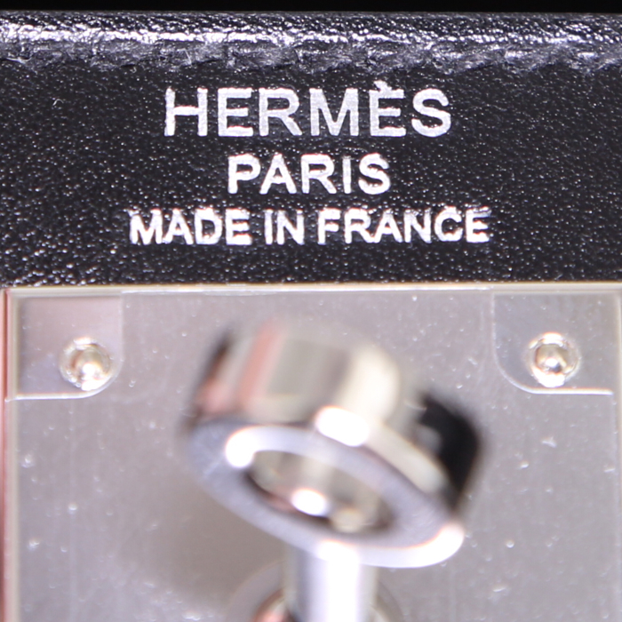 Borsa Hermes Kelly 28 cm in pelle box nera - Detail D4