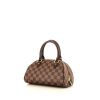 Louis Vuitton Ribera handbag in ebene damier canvas and brown leather - 00pp thumbnail