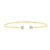Dinh Van Cube bracelet in yellow gold and diamonds - 00pp thumbnail