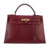 Borsa Hermès  Kelly 32 cm in lucertola rosso H - 360 thumbnail