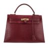 Hermès  Kelly 32 cm handbag  in red H lizzard - 360 thumbnail