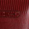 Hermès  Kelly 32 cm handbag  in red H lizzard - Detail D4 thumbnail
