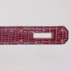Bolso de mano Hermès  Kelly 32 cm en piel de lagarto rojo H - Detail D5 thumbnail