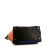 Celine  Luggage Mini handbag  in blue, black and brown leather - Detail D4 thumbnail