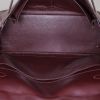 Hermes Kelly 32 cm handbag in burgundy box leather - Detail D2 thumbnail