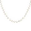 Mikimoto necklace in yellow gold,  pearls and diamond - 00pp thumbnail