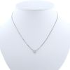 Collar Atelier Collector Square en oro blanco y diamante (0,52 carat) - 360 thumbnail