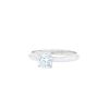 Atelier Collector Square solitaire ring in white gold and diamond (0,85 carat) - 00pp thumbnail