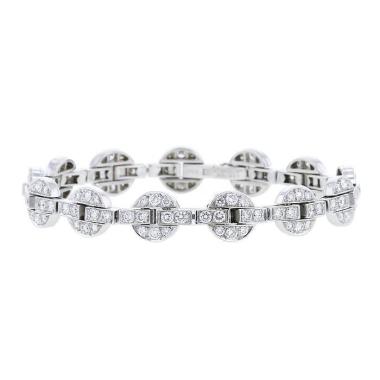 Bracciale mobile Cartier Himalia in oro bianco e diamanti