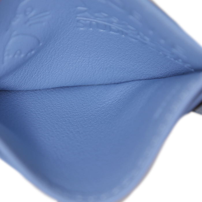 Loewe Limited Edition Studio Ghibli card wallet in blue leather - Detail D1