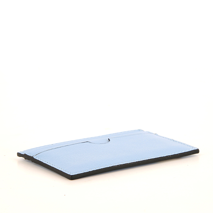 Loewe Limited Edition Studio Ghibli card wallet in blue leather - Detail D3