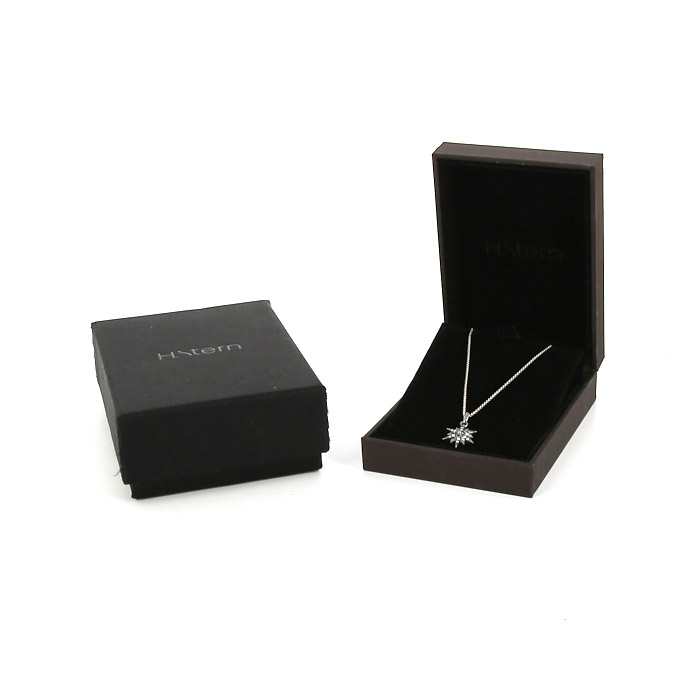 Collier H. Stern Stars en or jaune, diamants, diamants brun et argent - Detail D2