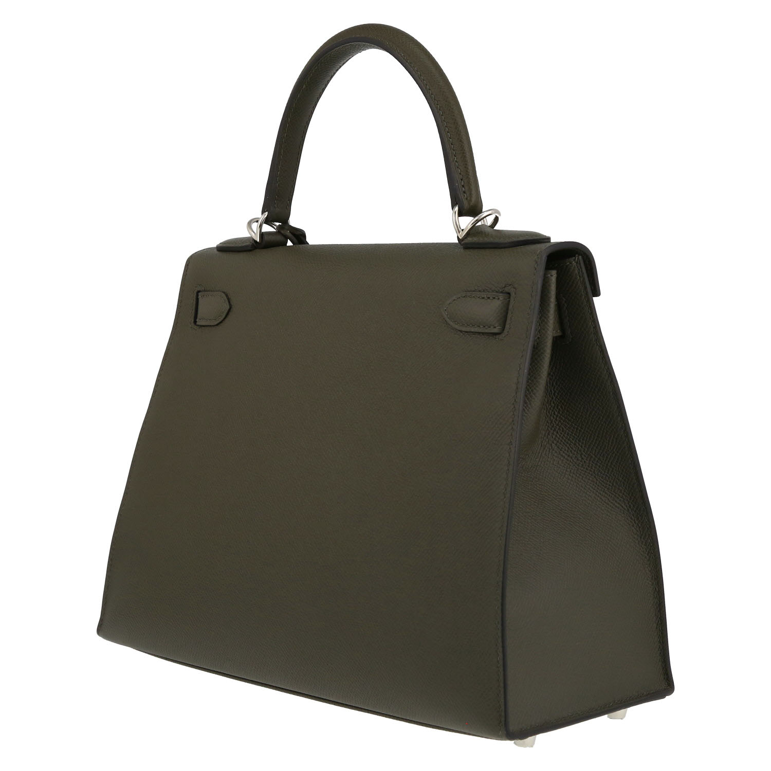 Borsa Hermès  Kelly 28 cm in pelle Epsom Vert de Gris - Detail D5