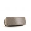 Bolso de mano Chanel Timeless en cuero acolchado gris y cuero liso gris - Detail D5 thumbnail