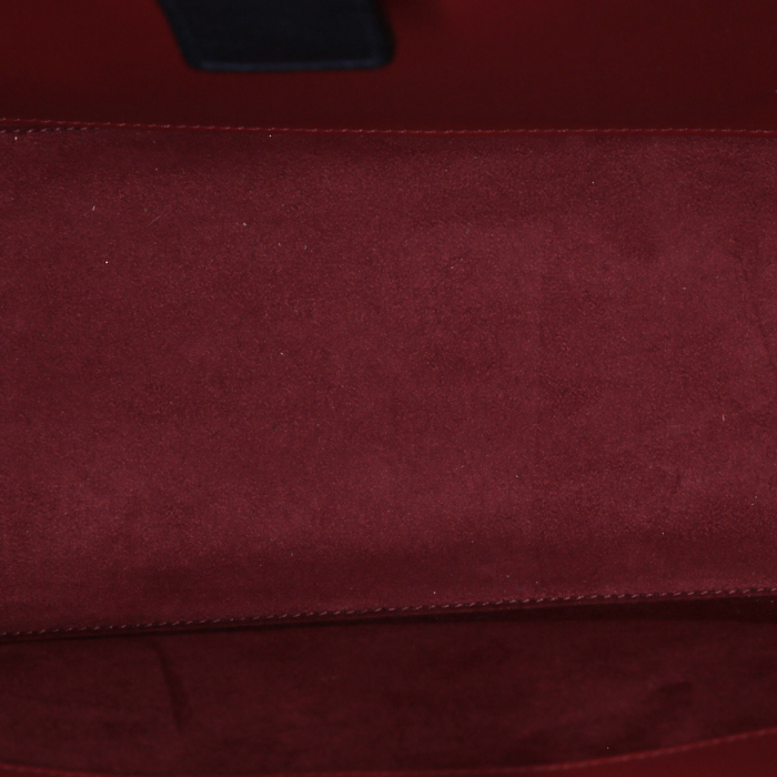 Christian Louboutin Paloma handbag in navy blue grained leather - Detail D3