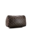 Sac à main Louis Vuitton Speedy 30 en toile monogram marron et cuir naturel - Detail D4 thumbnail