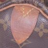 Bolso de mano Louis Vuitton Speedy 25 cm en lona Monogram marrón y cuero natural - Detail D3 thumbnail