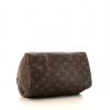 Bolso de mano Louis Vuitton Speedy 25 cm en lona Monogram marrón y cuero natural - Detail D4 thumbnail