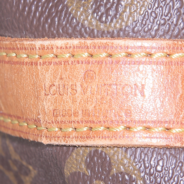 Louis Vuitton petit Noé small model handbag in brown monogram canvas - Detail D3