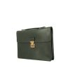 Louis Vuitton Ambassadeur briefcase in green taiga leather - 00pp thumbnail