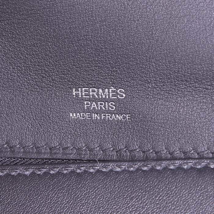 Sac à main Hermès 24/24 en cuir togo noir - Detail D3