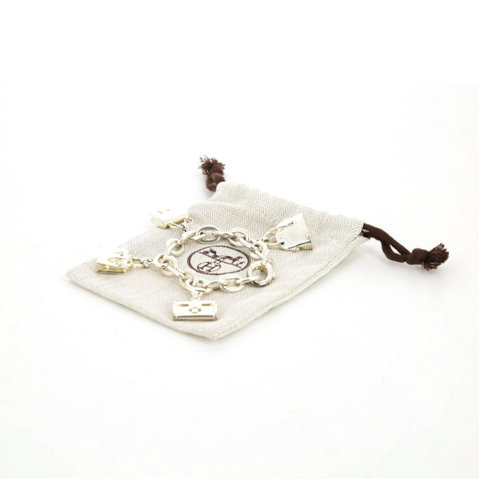 Hermès La Ronde des Sacs bracelet in silver