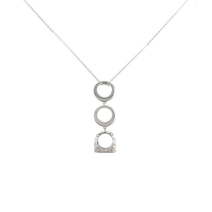 Fred Success necklace in white gold and diamonds - 00pp