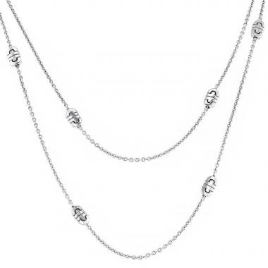 Collana lunga Bulgari Parentesi in oro bianco