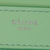 Sac à main Celine Trapeze en cuir noir vert et beige - Detail D4 thumbnail