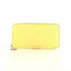Hermes Silkin wallet in yellow Lime epsom leather - 360 thumbnail