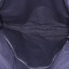 Bolso bandolera Hermès Toto Bag - Reporter en lona azul marino y negra - Detail D2 thumbnail